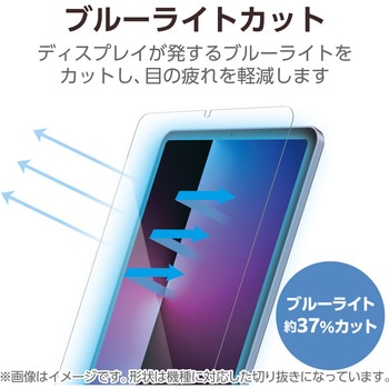 注文コード:64595119 iPad mini A17 Pro 第6世代 8.3インチ フィルム 着脱式 上質紙タイプ アンチグレア ブルーライトカット - エレコム