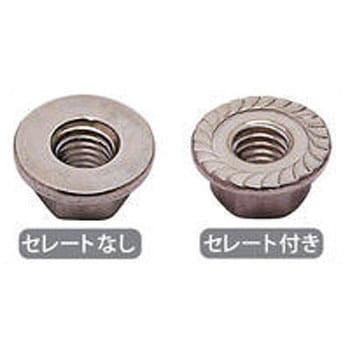 注文コード:64659298 M3 フランジナット(ステンレス製/セレート付/20個) エスコ