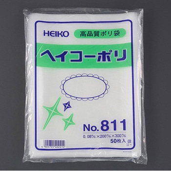 100x210mm ポリ袋(50枚) エスコ