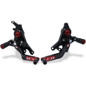 PE432BR Adjustable リアセット rider Ducati Hypermotard 950 ブラック/Red CNC Racing (シーエヌシーレーシング)