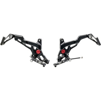 PE441B Adjustable リアセット TOURING Ducati Monster 821 1200 1200S ブラック CNC Racing (シーエヌシーレーシング)