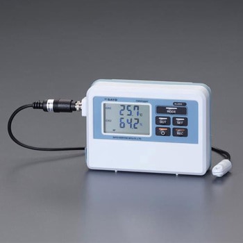 注文コード:64763729 温度・湿度データロガー(分離型) エスコ