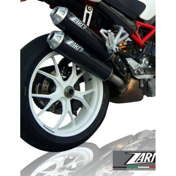 ZD024HSO-1 N.2 ステンレススチール -カーボン スリップオン DUCATI MONSTER S2R 800/1000 (2006-2008) ZARD (ザード)