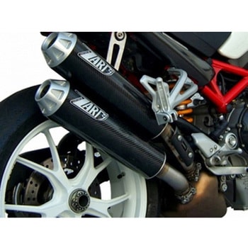 ZD024HSR-1 N.2 ステンレススチール -カーボン レーシング スリップオン DUCATI MONSTER S2R 800/1000 (2006-2008) ZARD (ザード)