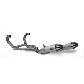 ZBMW526SSO-LIM N.2 ステンレススチール スリップオン + BLACK-シルバー END-CAPS BMW R NINE-T 1200 (2015-2019) ZARD (ザード)