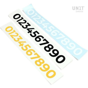 注文コード:64793848 Number スティッカーs | U077 UnitGarage (ユニットガレージ)