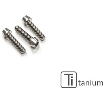 Screws set フロントスプロケットカバー M6x20 (3 pcs) - Titanium Titanium CNC Racing (シーエヌシーレーシング)