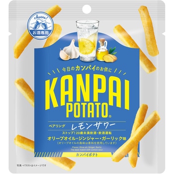 注文コード:64836741 KANPAI POTATO レモンサワー スティックポテト 小袋 30gx6 ブイエフアンドティ