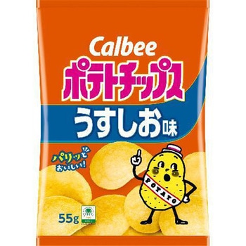 注文コード:64838046 カルビー ポテトチップス うすしお味 55g x16 カルビー