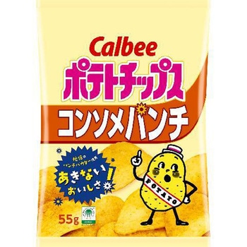注文コード:64838071 カルビー ポテトチップス コンソメパンチ 55g x16 カルビー