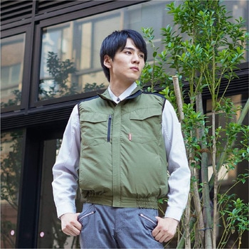 注文コード:77621758,77621767,77621776,77621785,77621794,77621803,77621819 冷感保冷剤付 空調付きベスト+大容量バッテリーセット2022-ICE (日本製生地) - STATUSUNI(ステータスユニ)
