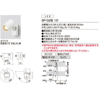 注文コード:65119375 スポットライト SP-G2型 TOSTEM(LIXIL)