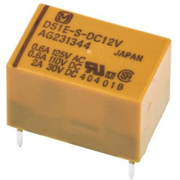 Panasonic シグナルリレー SPST 12V dc DS Panasonic(パナソニック)