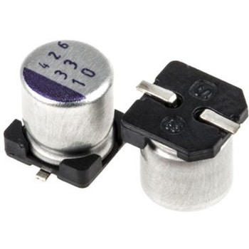 注文コード:65236440 Panasonic ポリマーコンデンサ,SVP,33μF,10V dc,10SVP33M Panasonic(パナソニック)