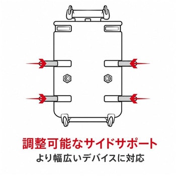 注文コード:65555414 防振クレイドルホルダー(M) 1インチボール 【Vibe-Safe】 - ラムマウント