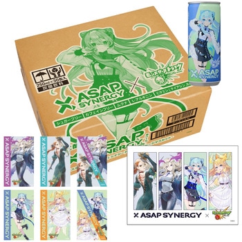 注文コード: ASAP SYNERGY×モンスターストライク(ネオ) シナジードリンク - チャージマスカット - ASAP SYNERGY