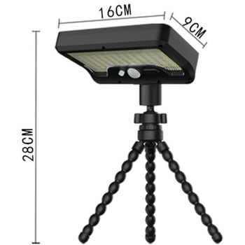 注文コード:65869015 フレキシブル三脚ソーラーセンサーライト オフトレイル