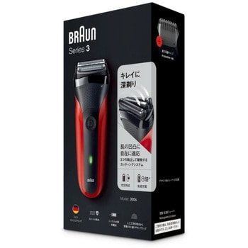 注文コード:66019680 BRAUN 300s-R シリーズ3 充電式シェーバー 髭剃り AFF WARE