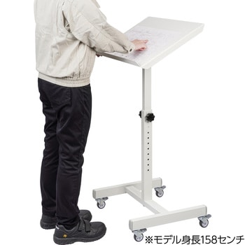 注文コード:66586725 昇降傾斜作業台 キャスター付 - モノタロウ
