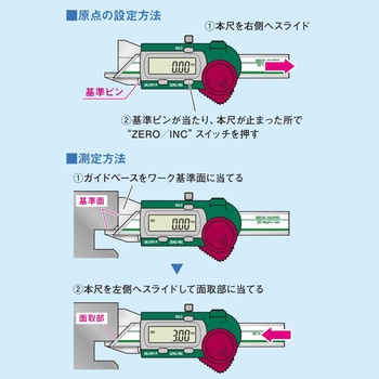 注文コード:68279236 デジタル面取測定ノギス - SK(新潟精機)
