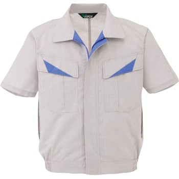 春夏 ウインドフリー 男女ペア半袖ブルゾン ミドリ安全