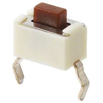 注文コード:68785659 タクタイルスイッチ 単極単投 SPST スルーホール モーメンタリ 6 x 3.5 x 4.3mm 1袋 5個入 Panasonic(パナソニック)