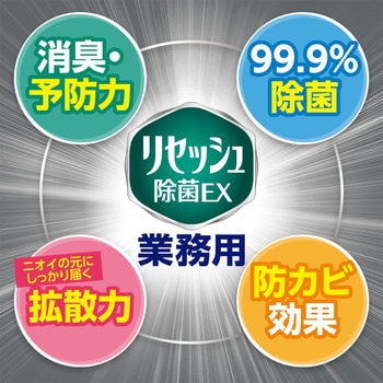 注文コード:68972618,68972627,76234990 リセッシュ デオドラントパワー 香りが残らないタイプ 業務用 - 花王