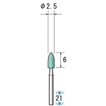注文コード:69459276 ミニチュア軸付砥石 GC NSK(ナカニシ)