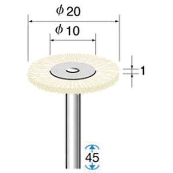 注文コード:69465323 毛ブラシ ソフト 山羊毛 NSK(ナカニシ)