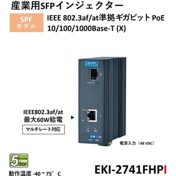 注文コード:70433223 産業用PoEインジェクター/PoEスプリッター - Advantech(アドバンテック)