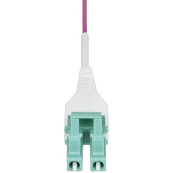 注文コード:71694336 光ファイバーケーブル/OM4 マルチモード/40m/LC-LC UPC/50/125μm/2芯/100Gbps/LOMMF/VCSEL/OFNR/高耐久/エリカバイオレット - StarTech.com