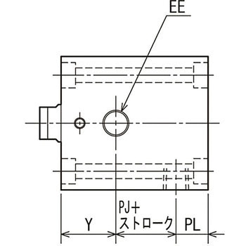 注文コード:72215254 16MPa用薄形油圧シリンダ 160S-1シリーズ 標準形 TAIYO(クロダニューマティクス)