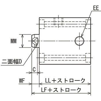 注文コード:72215254 16MPa用薄形油圧シリンダ 160S-1シリーズ 標準形 TAIYO(クロダニューマティクス)