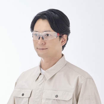 注文コード:72836000 安全保護メガネ スポーティ・防曇・硬化処理 UVカット 二眼型 - モノタロウ