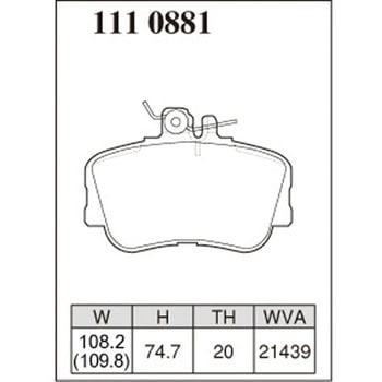 注文コード:73042498 ブレーキパッド(プレミアムタイプ) DIXCEL(ディクセル)