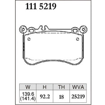 注文コード:73042866 ブレーキパッド(プレミアムタイプ) DIXCEL(ディクセル)