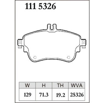 注文コード:73042875 ブレーキパッド(プレミアムタイプ) DIXCEL(ディクセル)