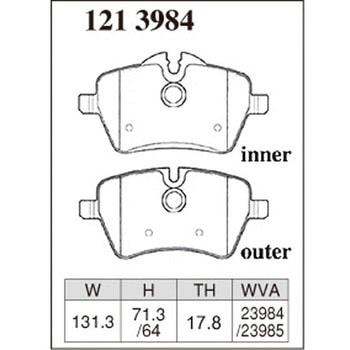 注文コード:73043627 ブレーキパッド(プレミアムタイプ) DIXCEL(ディクセル)