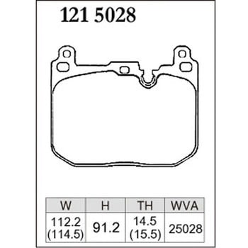 注文コード:73043724 ブレーキパッド(プレミアムタイプ) DIXCEL(ディクセル)