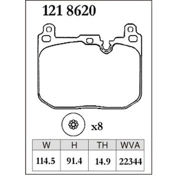 注文コード:73043837 ブレーキパッド(プレミアムタイプ) DIXCEL(ディクセル)