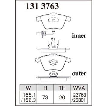 注文コード:73044494 ブレーキパッド(プレミアムタイプ) DIXCEL(ディクセル)