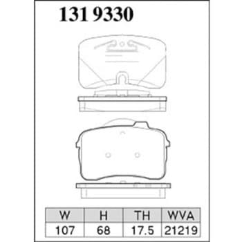 注文コード:73044695 ブレーキパッド(プレミアムタイプ) DIXCEL(ディクセル)