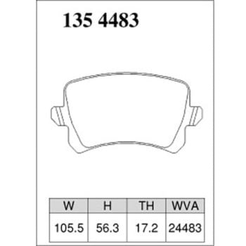 注文コード:73044835 ブレーキパッド(プレミアムタイプ) DIXCEL(ディクセル)