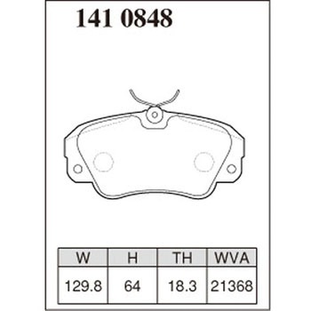 注文コード:73045009 ブレーキパッド(プレミアムタイプ) DIXCEL(ディクセル)