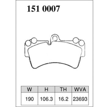 注文コード:73045167 ブレーキパッド(プレミアムタイプ) DIXCEL(ディクセル)