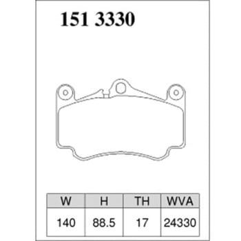 注文コード:73045246 ブレーキパッド(プレミアムタイプ) DIXCEL(ディクセル)