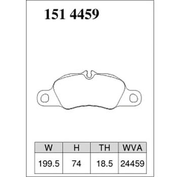 注文コード:73045273 ブレーキパッド(プレミアムタイプ) DIXCEL(ディクセル)