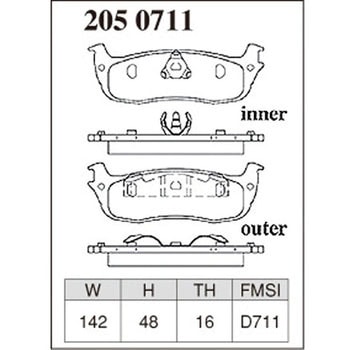 注文コード:73047075 ブレーキパッド(プレミアムタイプ) DIXCEL(ディクセル)