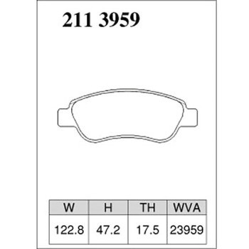 注文コード:73047407 ブレーキパッド(プレミアムタイプ) DIXCEL(ディクセル)