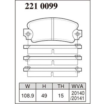 注文コード:73047565 ブレーキパッド(プレミアムタイプ) DIXCEL(ディクセル)